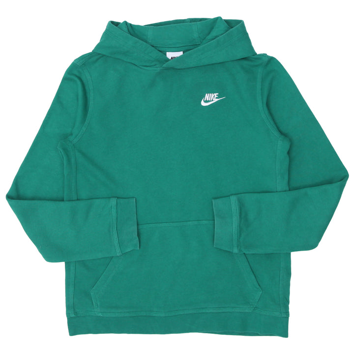 Boys Youth Nike Embroidered Green Pullover Hoodie