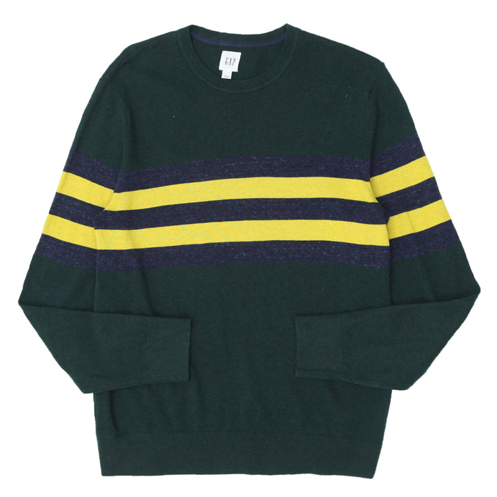 Mens Gap Striped Long Sleeve Sweater