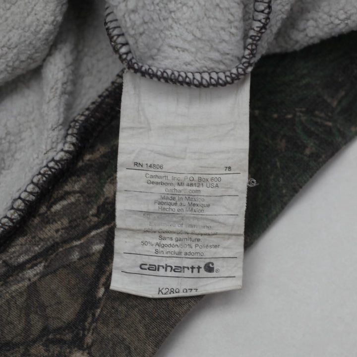 Mens Carhartt Original Fit Realtree Camo Full Zip Hoodie