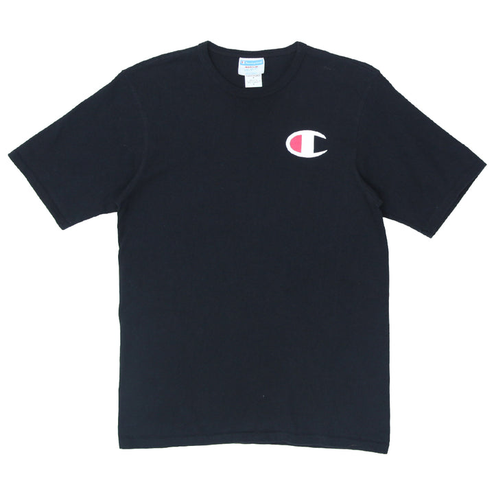 Mens Black Champion Logo T-Shirt