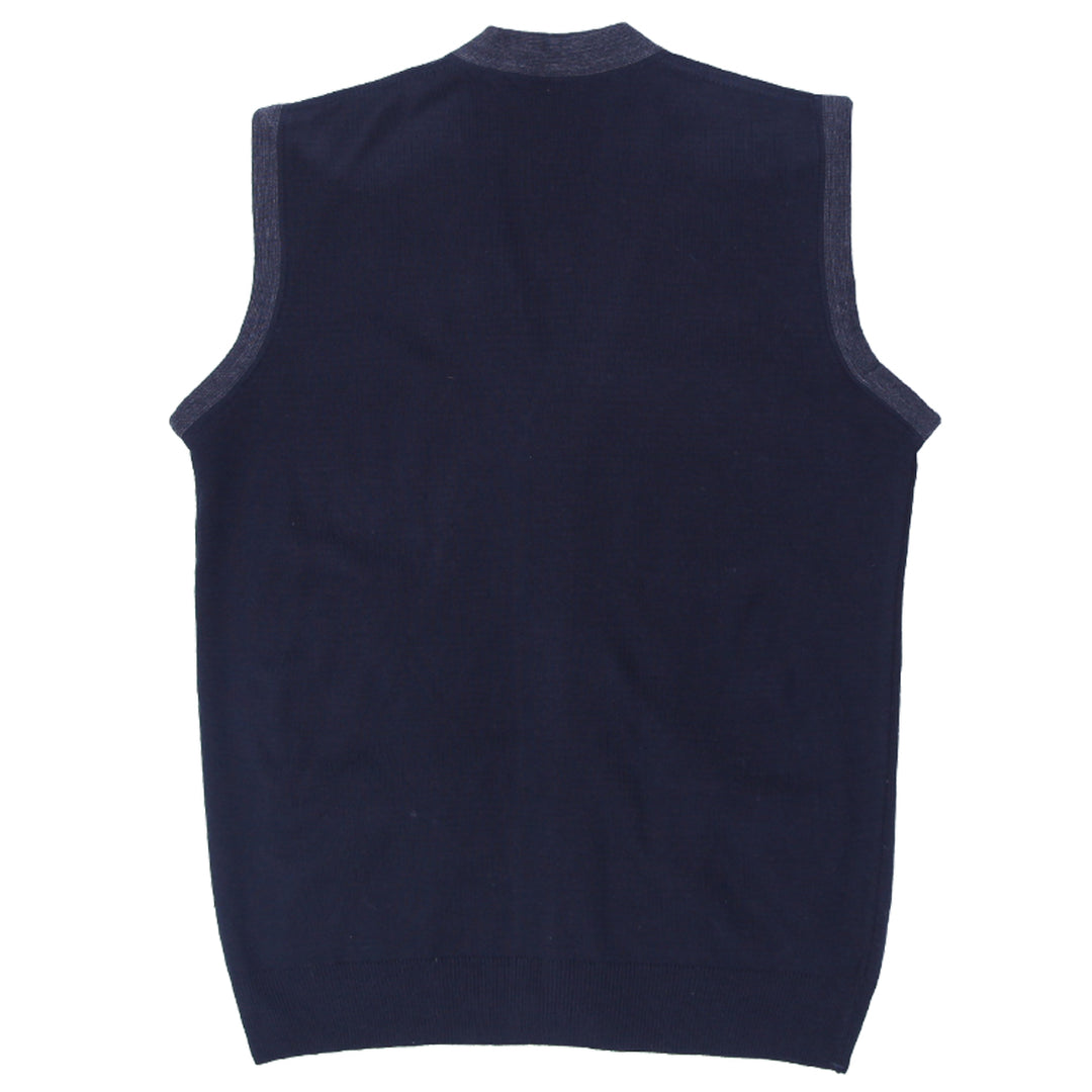 Mens Triko Sleeveless Cardigan Sweater Vest