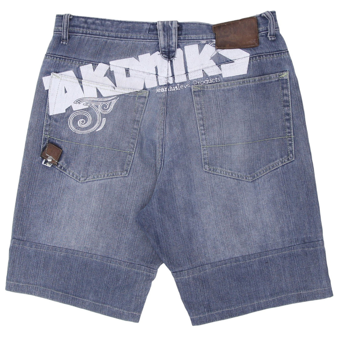 Mens Y2K Akademiks Customized Denim Shorts