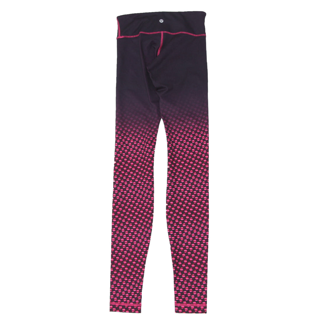 Ladies Lululemon Pink Printed Leggings