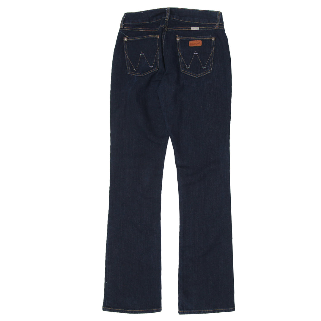 Ladies Wrangler Premium Patched Flare Jeans