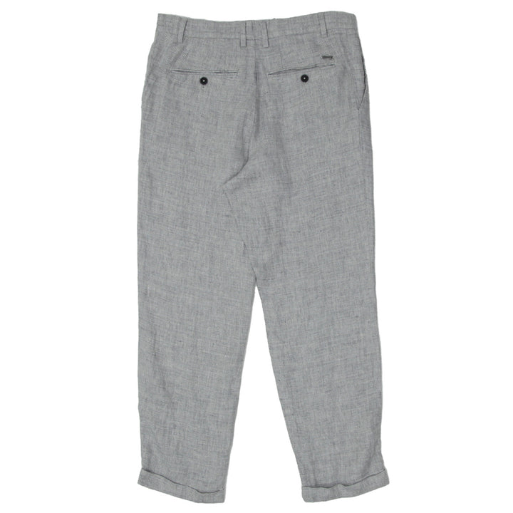 Mens MNG Man Drawstring Linen Pants