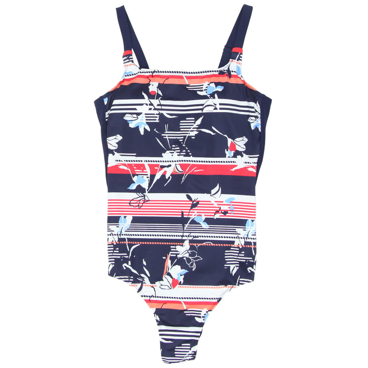 Ladies Amoena Navy Floral One Piece Swimsuit