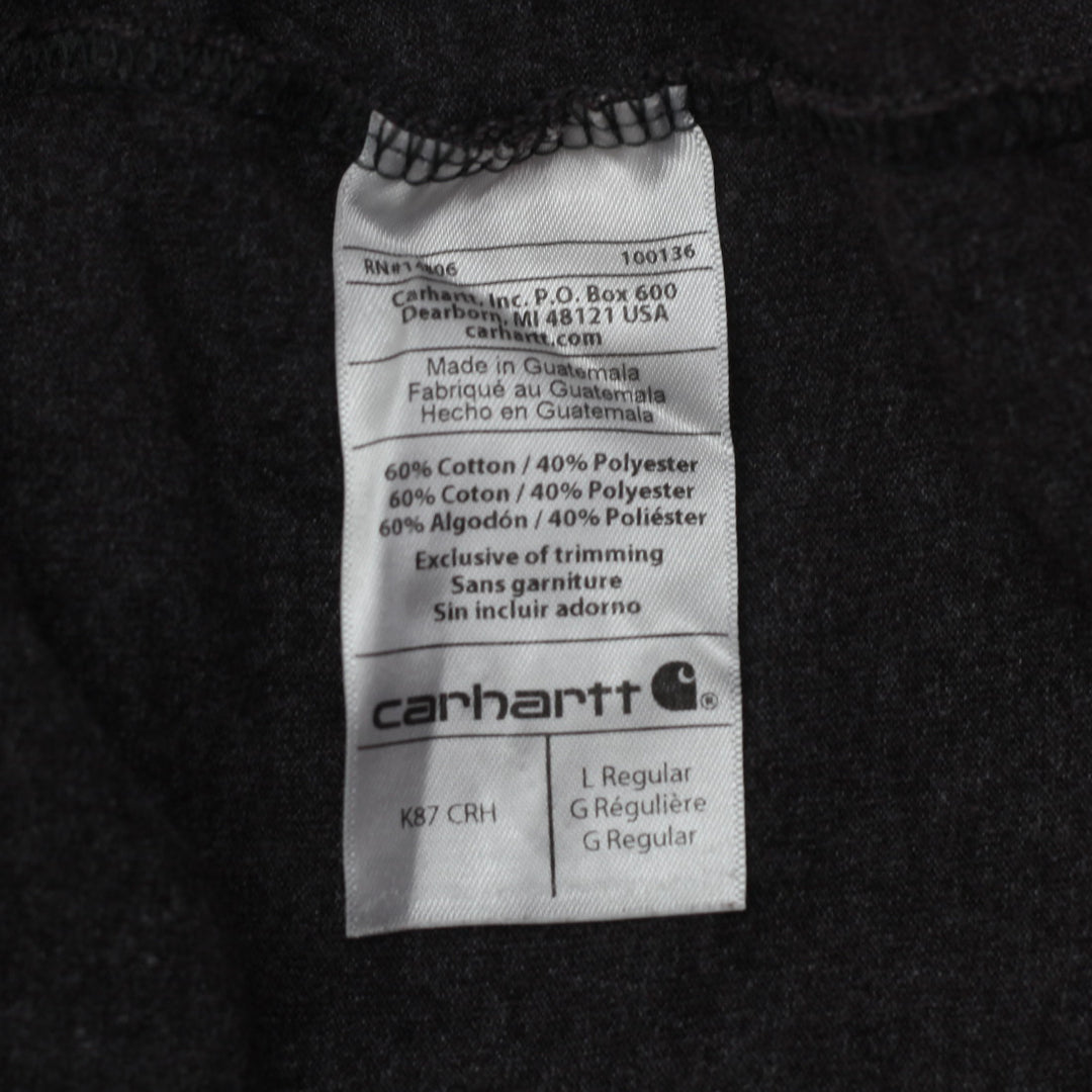 Mens Carhartt Original Fit Pocket T-Shirt Gray