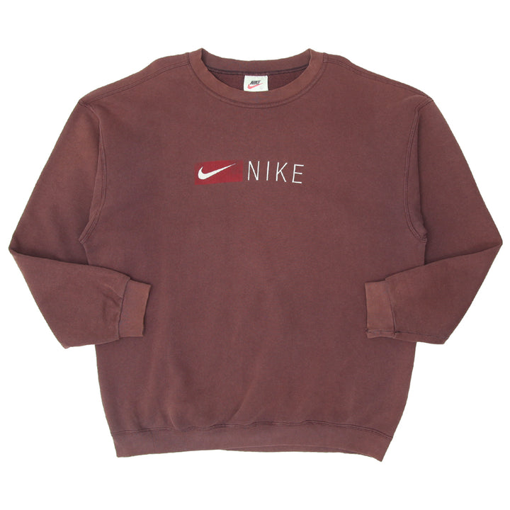 90s Vintage Nike Embroidered Crewneck Sweatshirt Made in USA