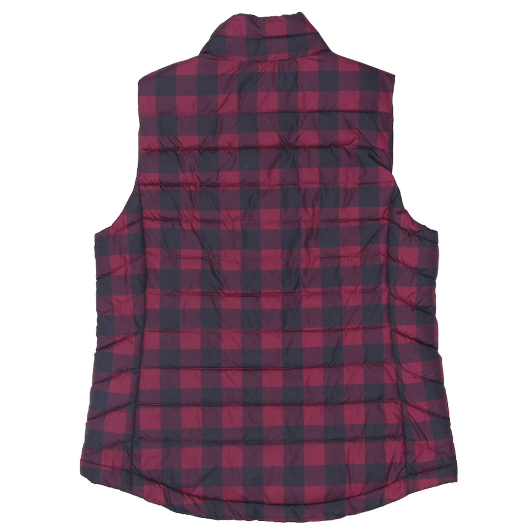 Ladies GAP Plaid Lightweight Puffer Vest