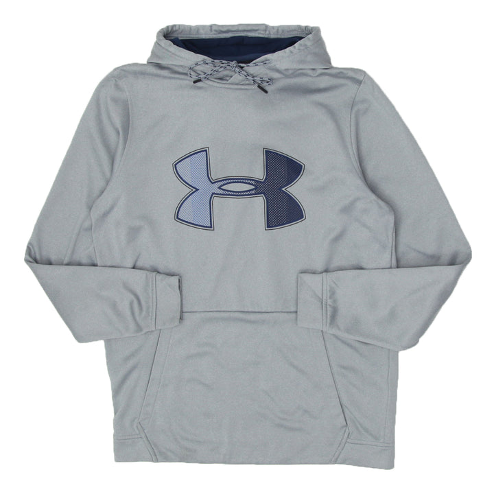 Mens Under Armour Gray Loose Pullover Hoodie