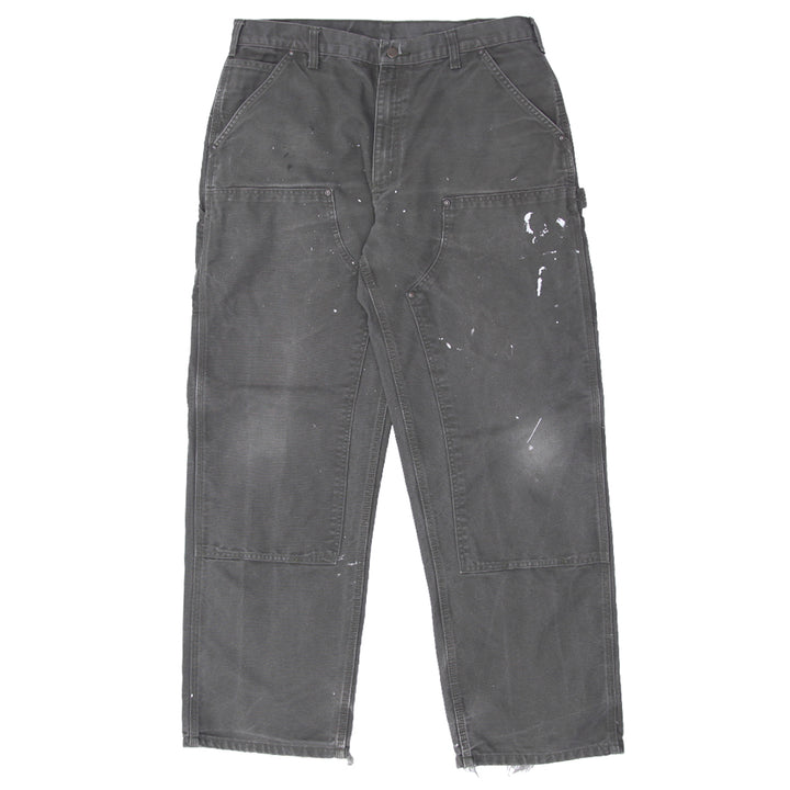 Mens Carhartt B136 MOS Dungaree Fit Double Knee Carpenter Work Pants