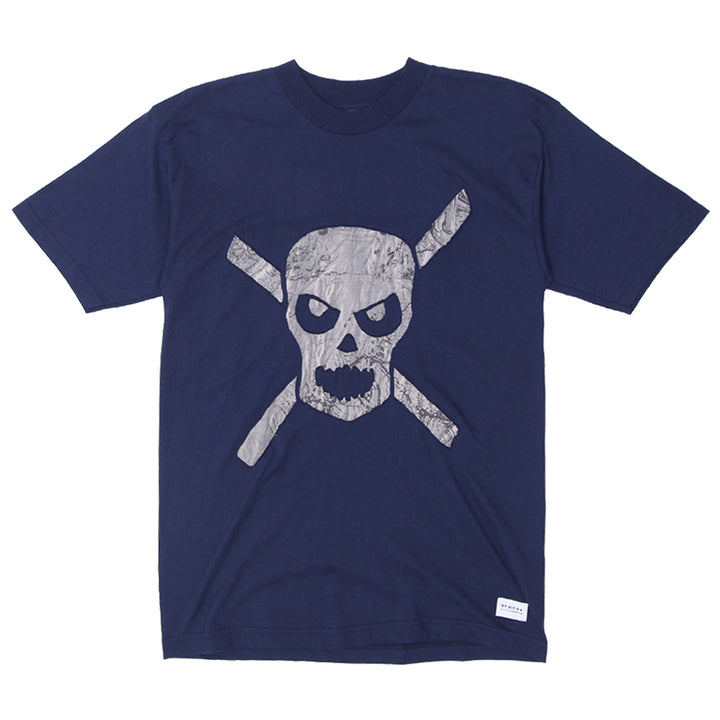 Rework Skull Patched Crewneck T-Shirt