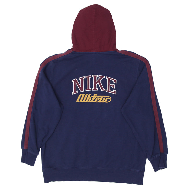 Mens Nike Atletic Spell-Out Maroon / Navy Pullover Hoodie