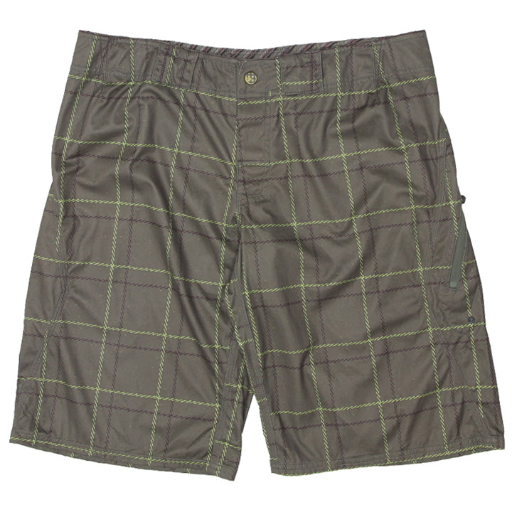 Mens Lululemon Green Checkered Shorts