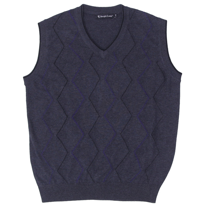 Mens Sergio Louis V-Neck Sweater Vest