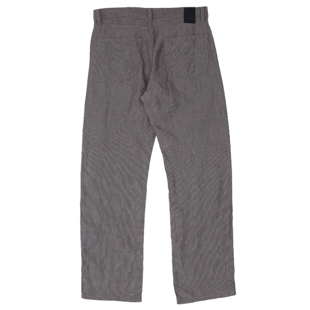 Mens Hugo Boss Striped Linen Pants