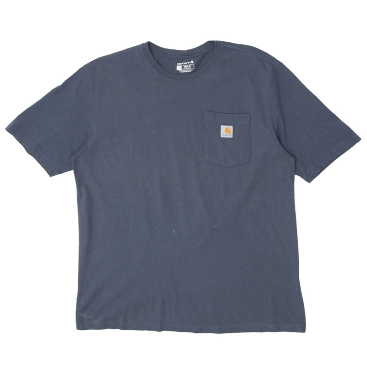 Mens Carhartt Loose Fit Gray Pocket T-Shirt