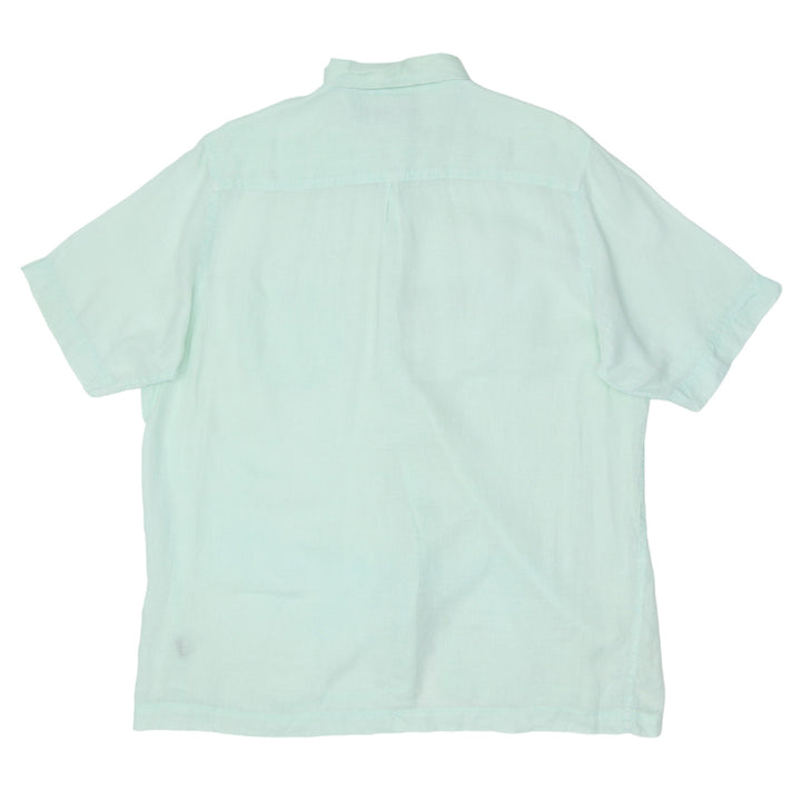 Mens Raffi Short Sleeve Pocket Linen Shirt