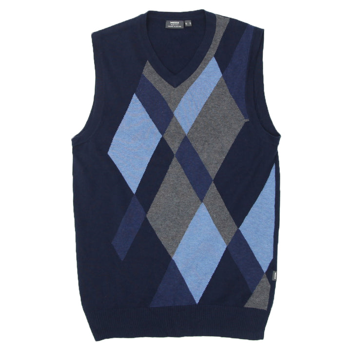 Mens Mexx Slim Fit Argyle Sweater Vest