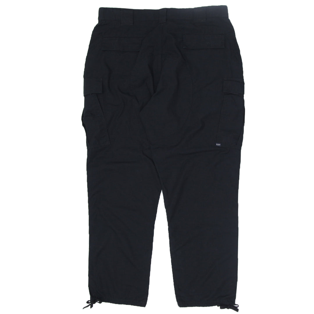 Mens 5.11 Tactical Series Ripstop Black Cargo Pants