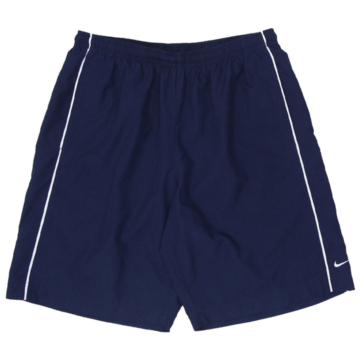 Mens Nike Embroidered Navy Shorts