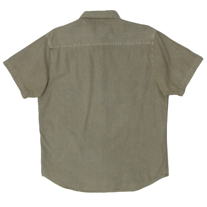 Mens Orvieo Sportivo Short Sleeve Linen Shirt