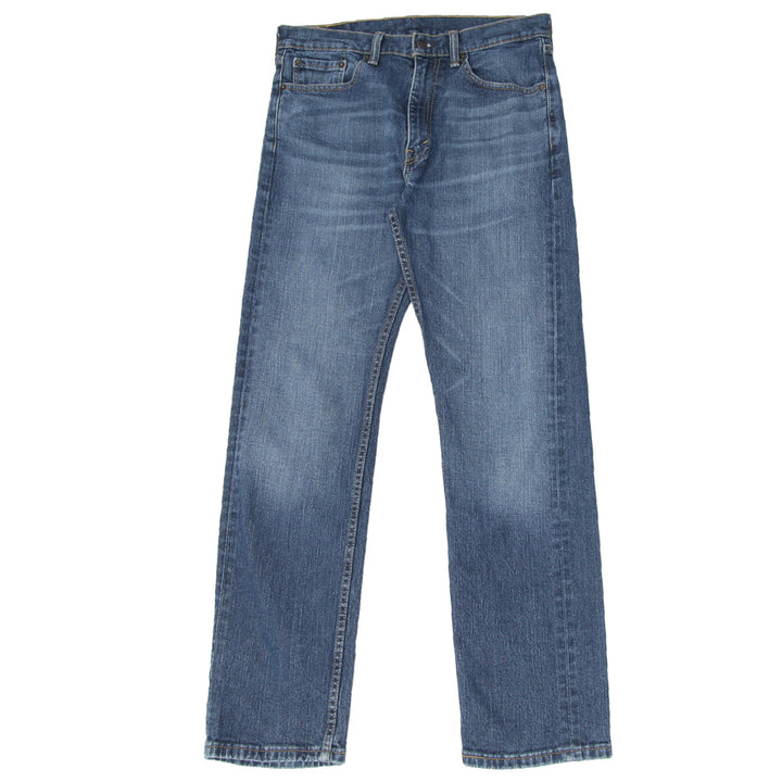 Mens Levi Strauss # 505 Slim Straight Jeans