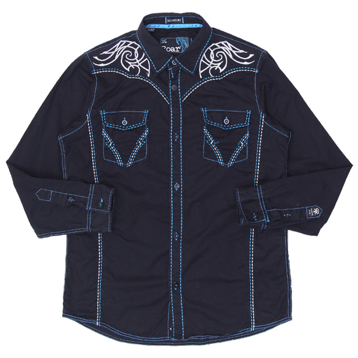 Boys Youth Y2K Roar Signature Embroidered Long Sleeve Shirt