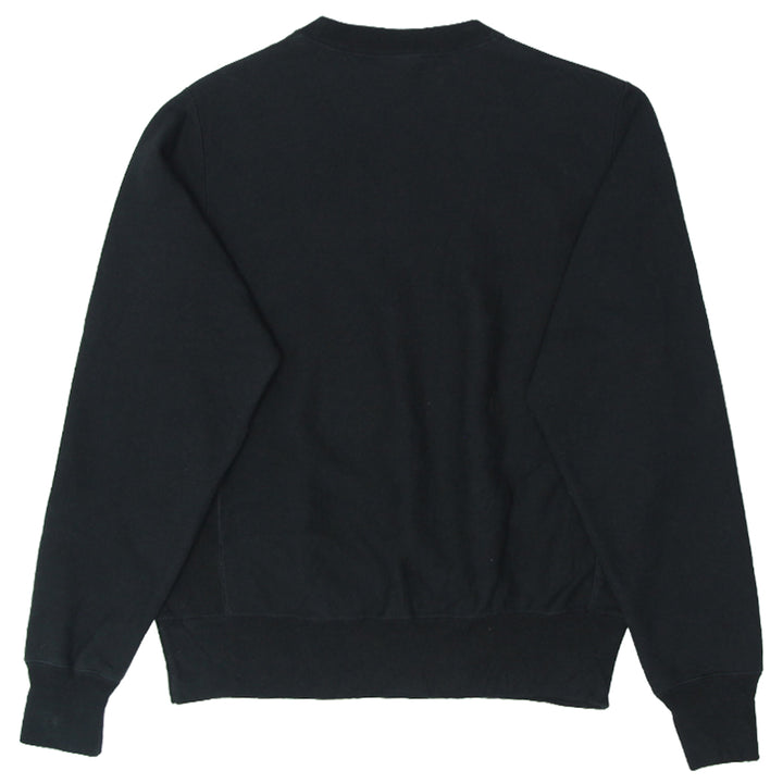 Mens Champion Reverse Weave Black Crewneck Sweatshirt