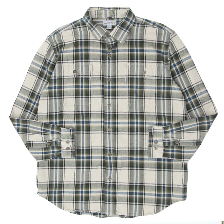 Mens Carhartt Original Fit Plaid Flannel Shirt