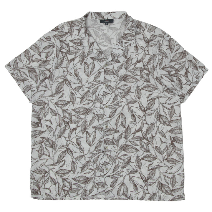 Mens Mountain Ridge Leaf Print Shirt