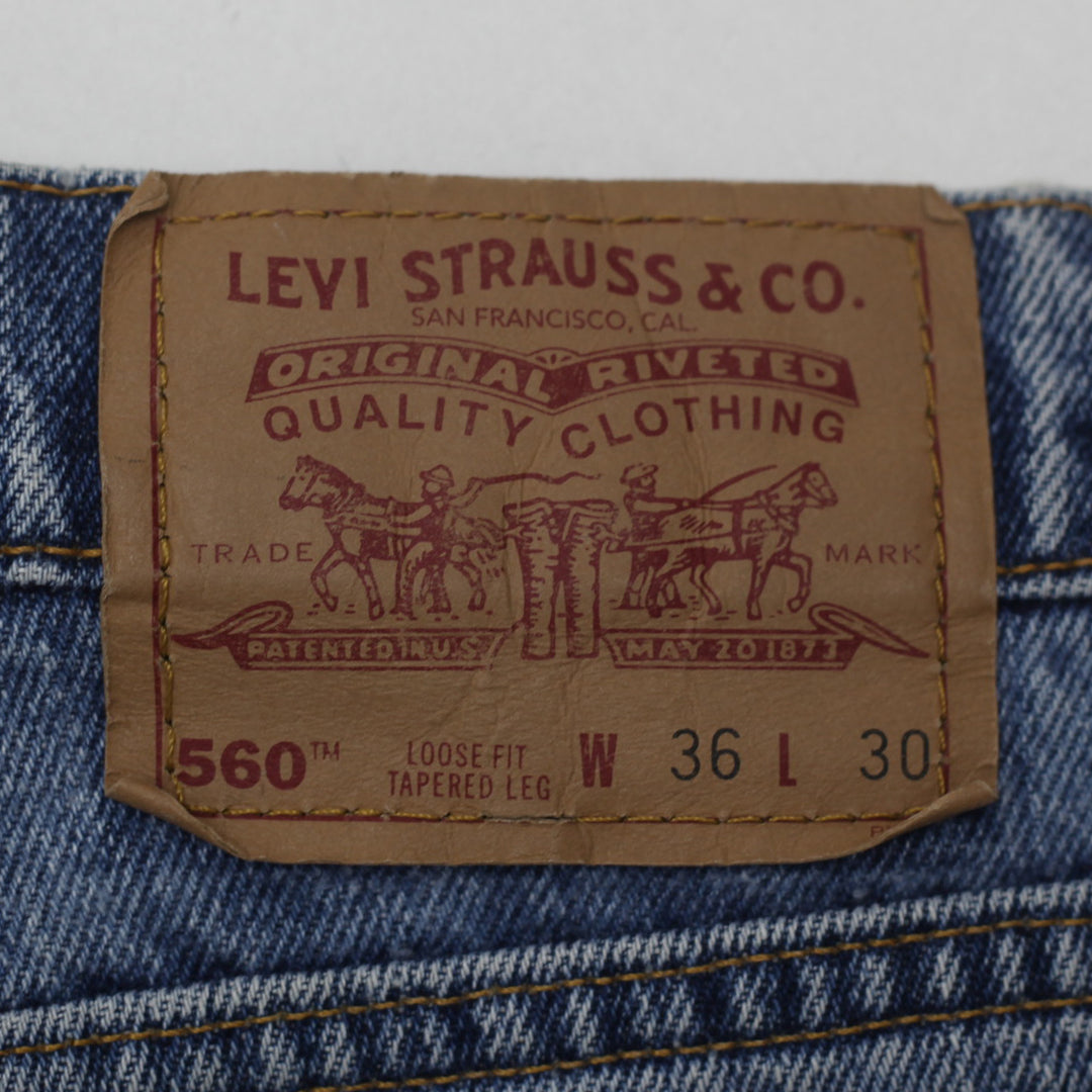 Vintage Levi Strauss 560 Loose Fit Tapered Leg Jeans