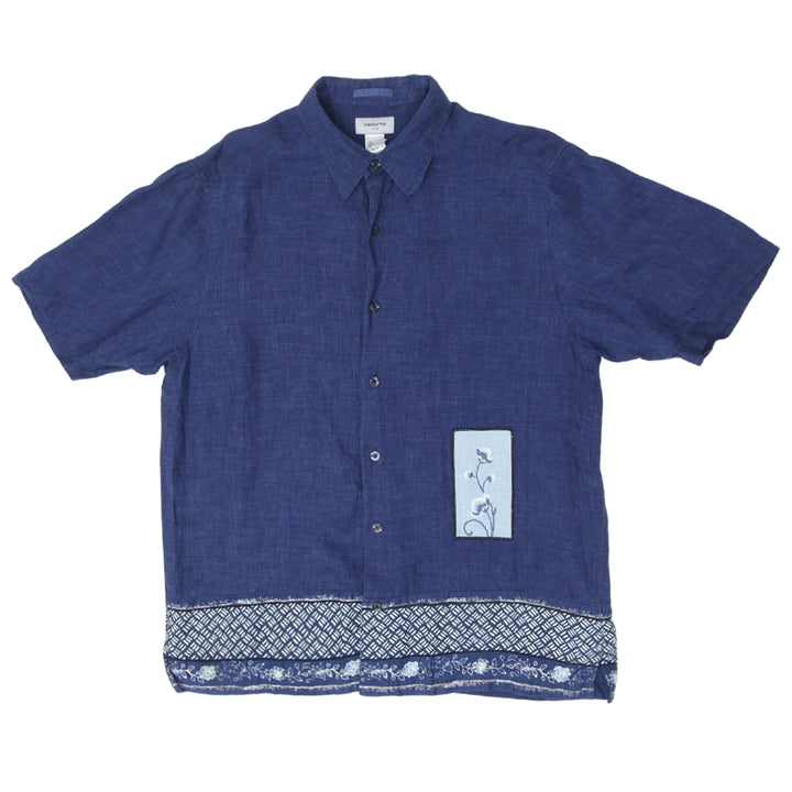 Mens Claiborne Luxe Linen Shirt