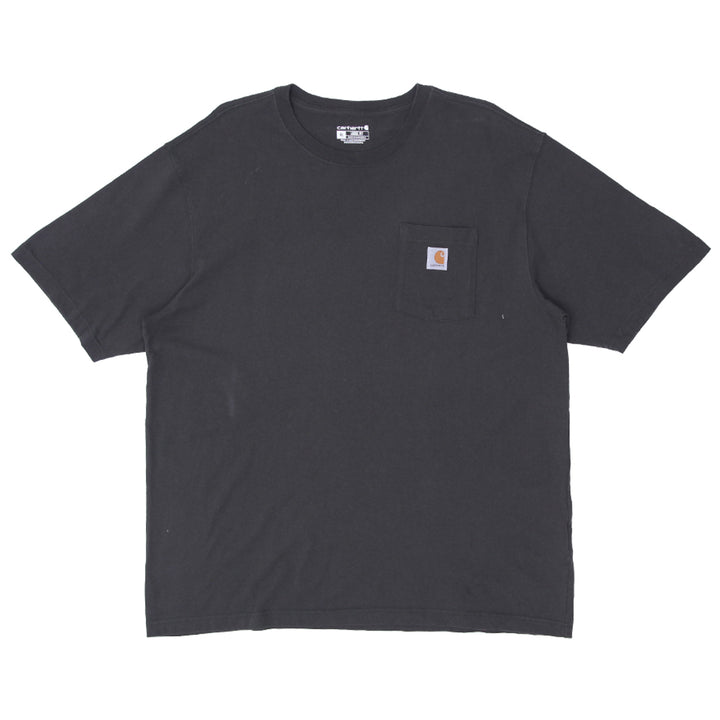 Mens Carhartt Loose Fit Pocket T-Shirt Gray