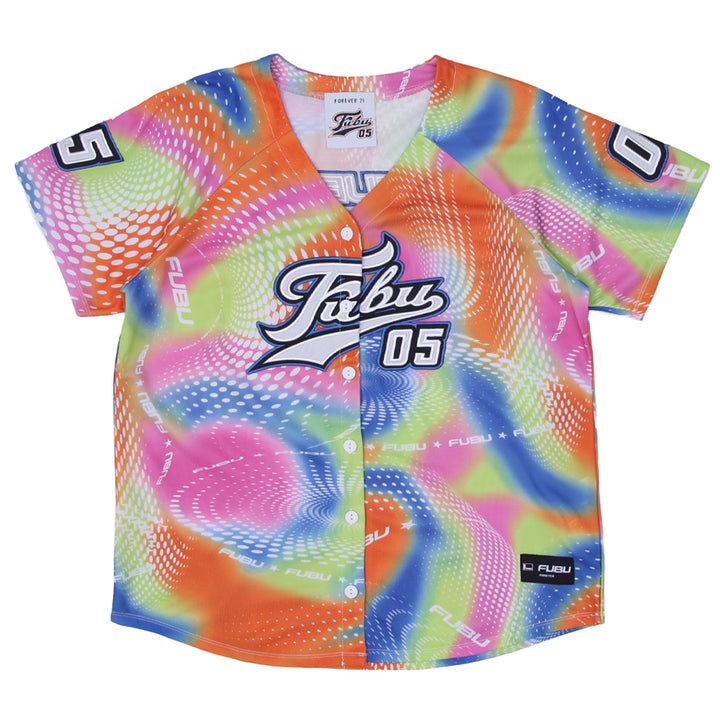 Ladies Forever21 x Fubu Multi-Colored Jersey