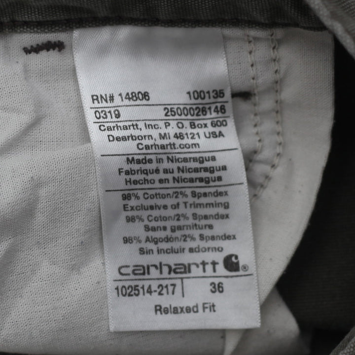 Mens Carhartt Relaxed Fit Utility Shorts