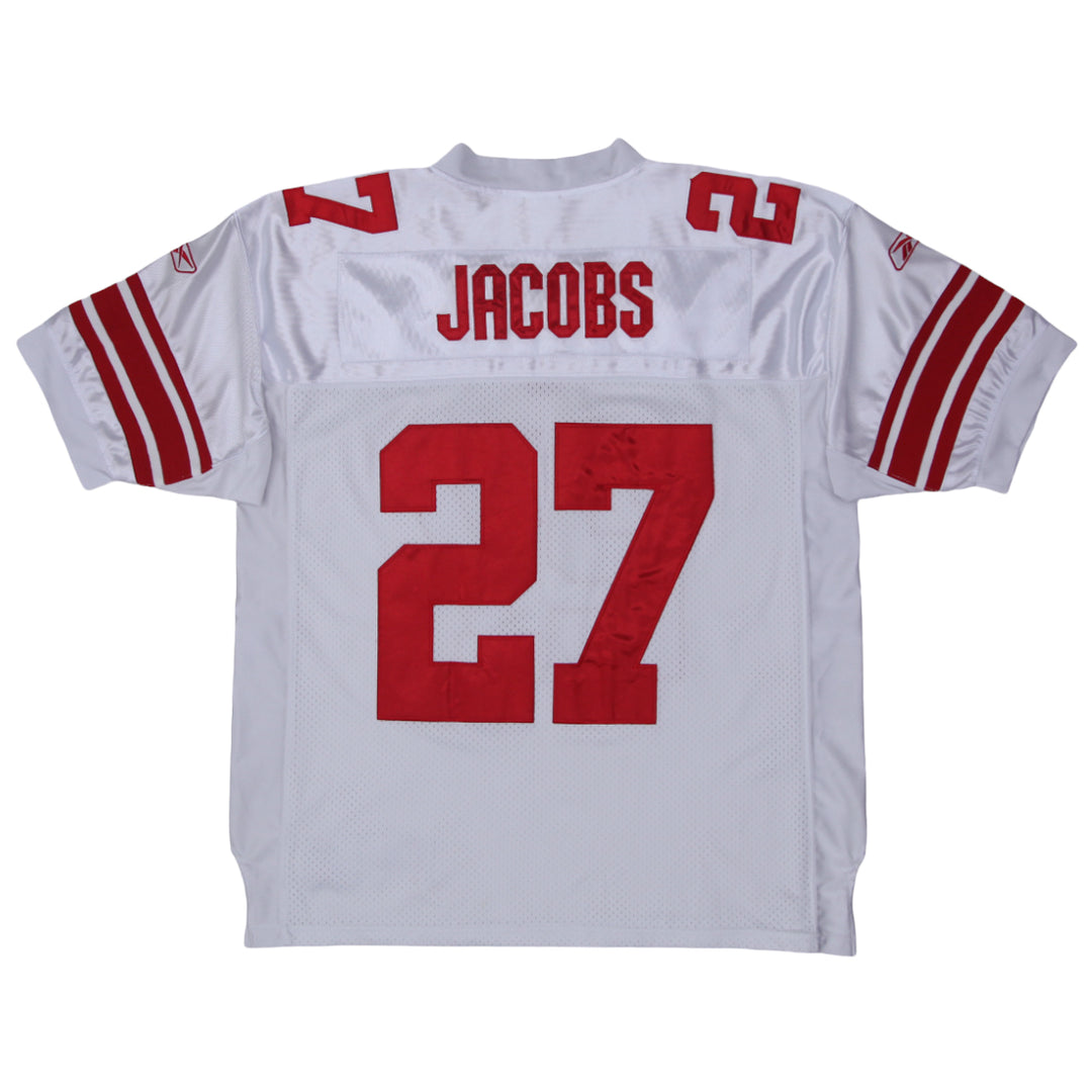 Mens Reebok NFL New York Giants Jacobs # 27 Football Jersey