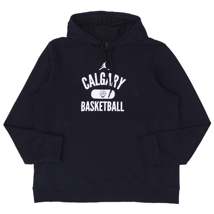 Mens Air Jordan Calgary Basketball Pullover Hoodie Black