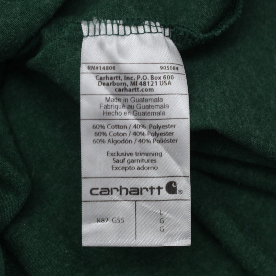 Mens Carhartt Loose Fit Pocket T-Shirt Green