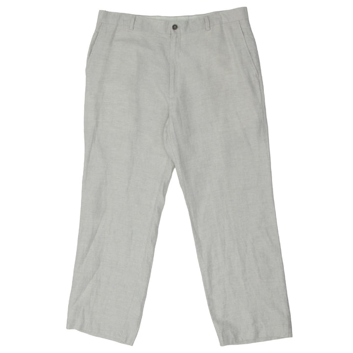 Mens Claiborne Cotton Linen Pants