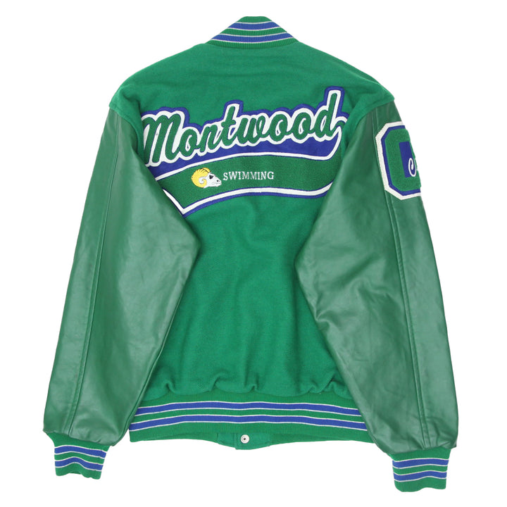 Vintage Montwood Swimming Varsity Jacket Made In USA