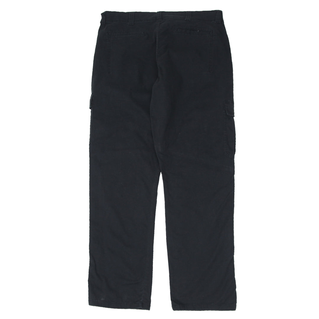 Mens Wrangler Black Cargo Pants