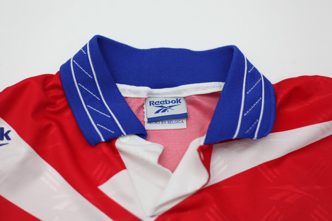 1996-1998 Vintage Reebok Chile Home Soccer Jersey M