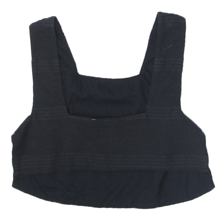 Y2K Sleeveless Black Crop Top