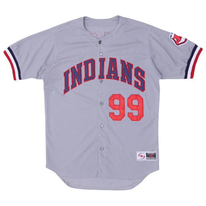 Mens Cleveland Indians Vaugh 99 Baseball Jersey