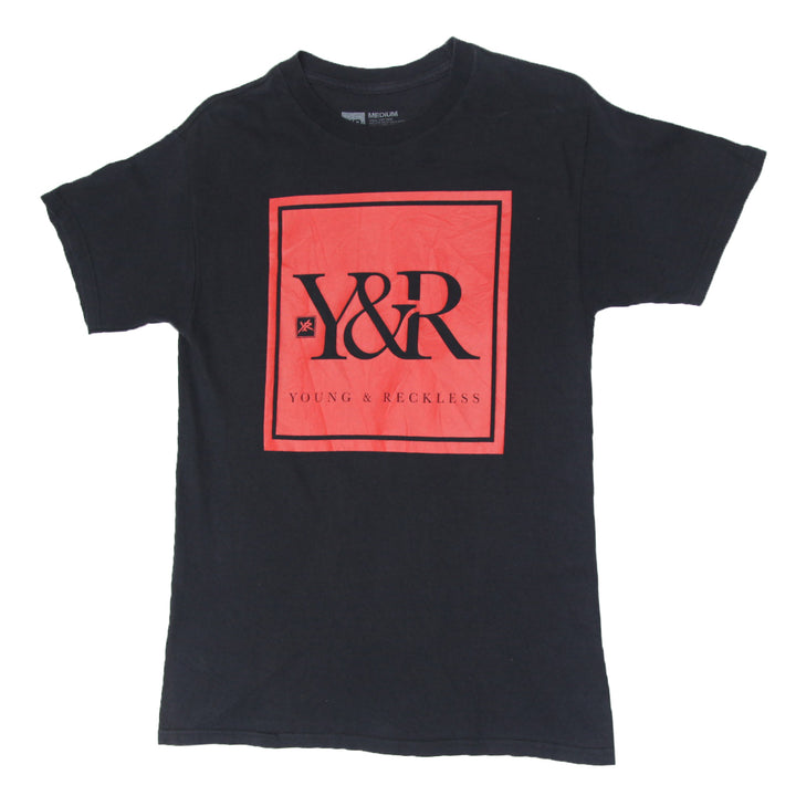 Mens Young & Reckless Black T-Shirt