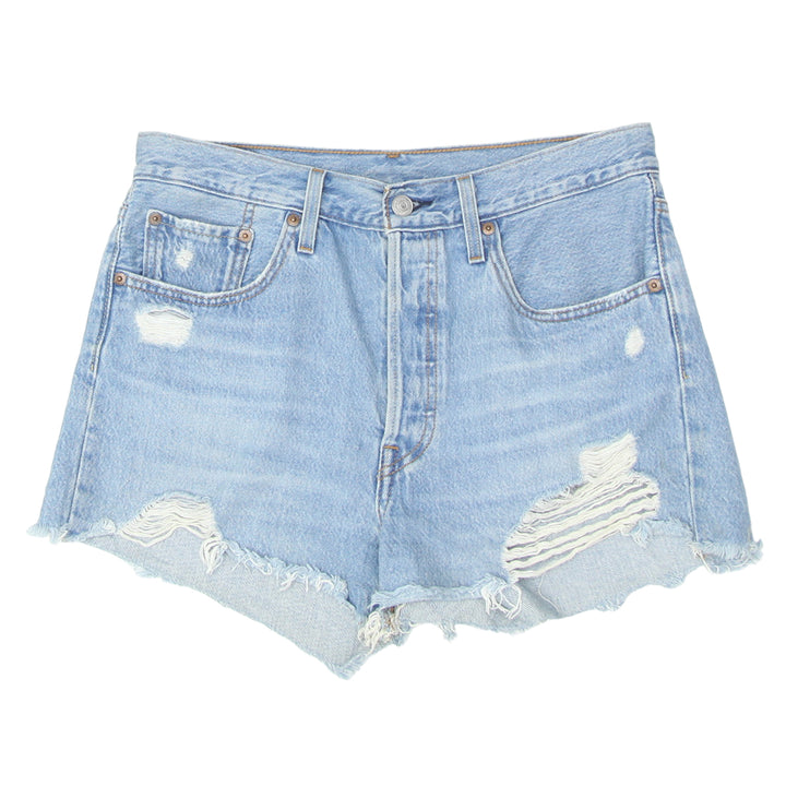 Ladies Levi's 501  Ripped Denim Shorts