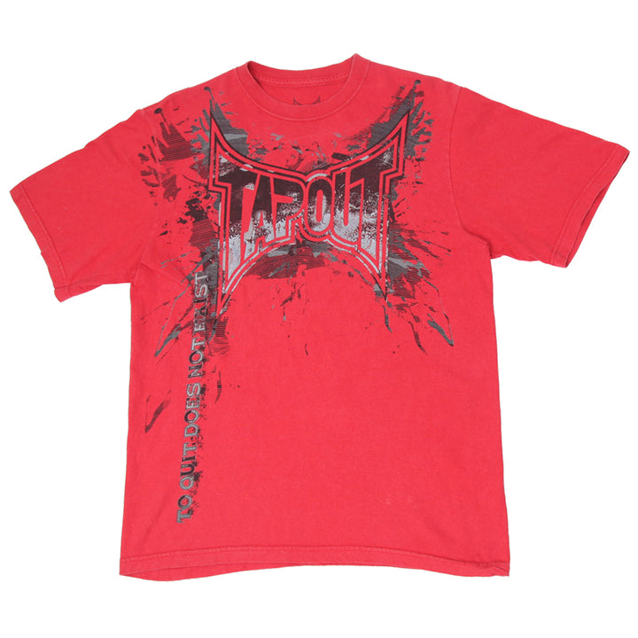 Mens Y2K Tapout Red T-Shirt