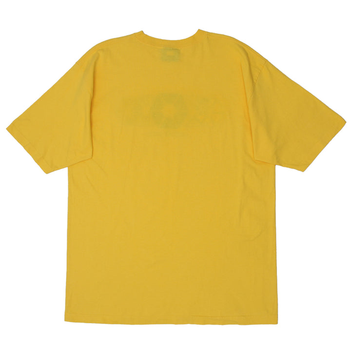 Mens Y2K South Pole Graphic T-Shirt Yellow