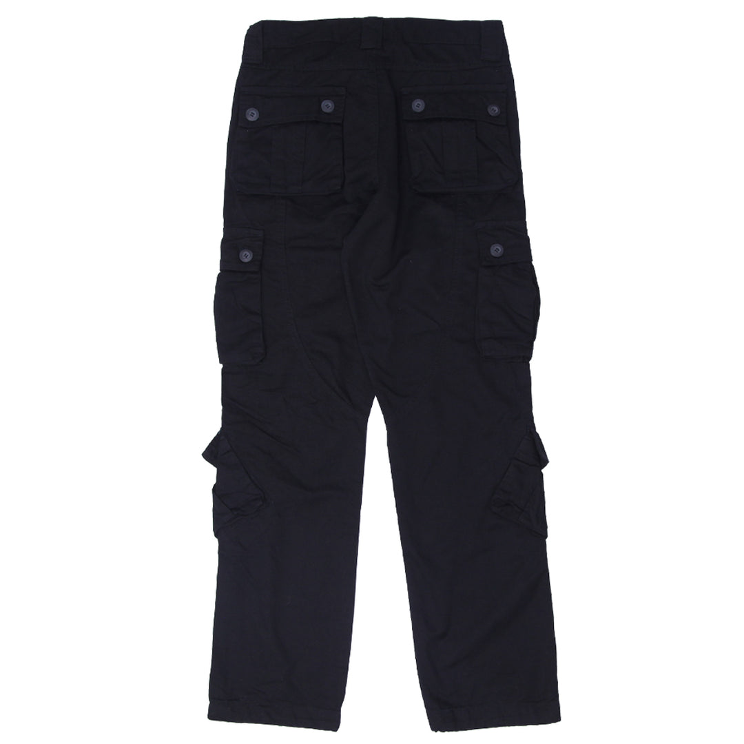 Mens Matchstick Cargo Pants Black